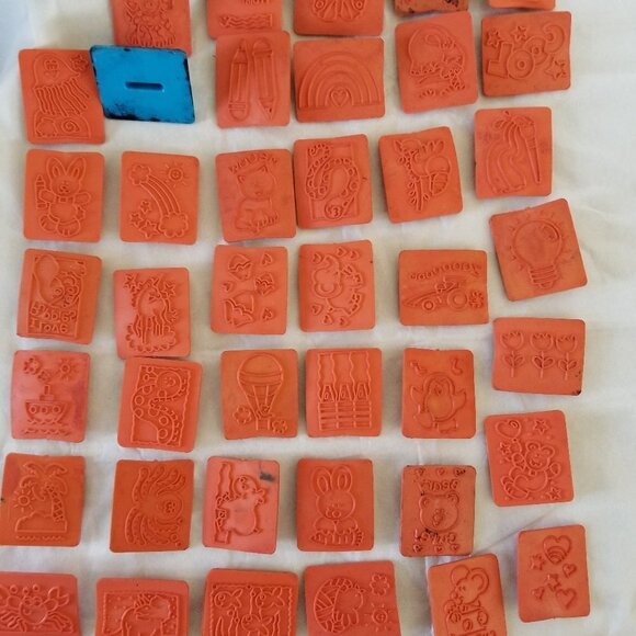 Other - 47 Vintage rubber stamps